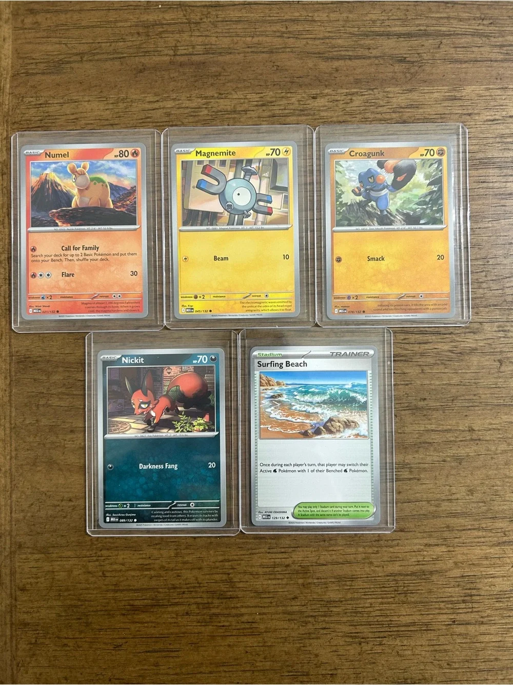 2025 Pokémon MEG EN - Bundle of 5 cards